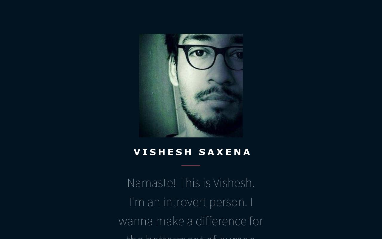 Carrd profile picture for @vishesh